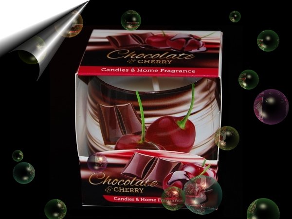 Chocolate-Cherry-Duftkerze-Glas
