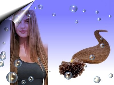Echthaar-Hair-Extensions-Straehnen-Dunkel-Honigblond-Nr16