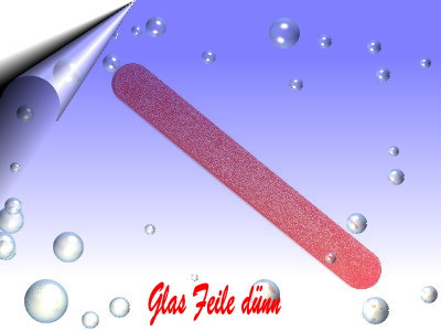 Glasnagelfeile-Duenn-Rot