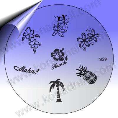 KONAD-Nail-Stamping-Schablone-m29