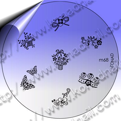 KONAD-Nail-Stamping-Schablone-m68