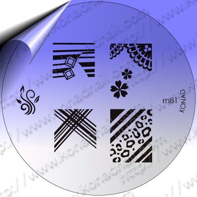 KONAD-Nail-Stamping-Schablone-m81