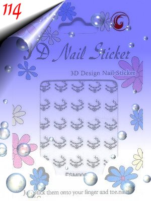 Metallic-Silber-Nagelsticker-Nr114