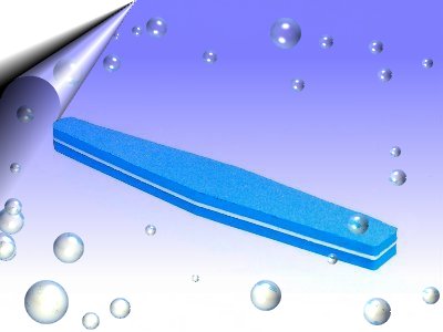 Nagelfeile-Sponge-Blau