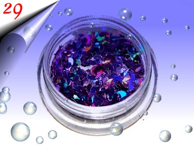 Nailart-Hologramm-Halbmond-Violett-Nr29