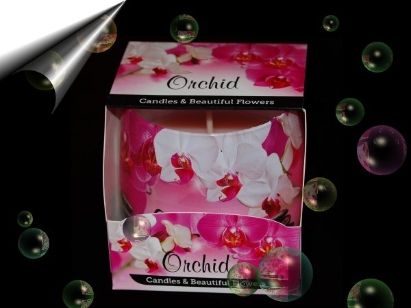 Orchid-Duftkerze-Glas
